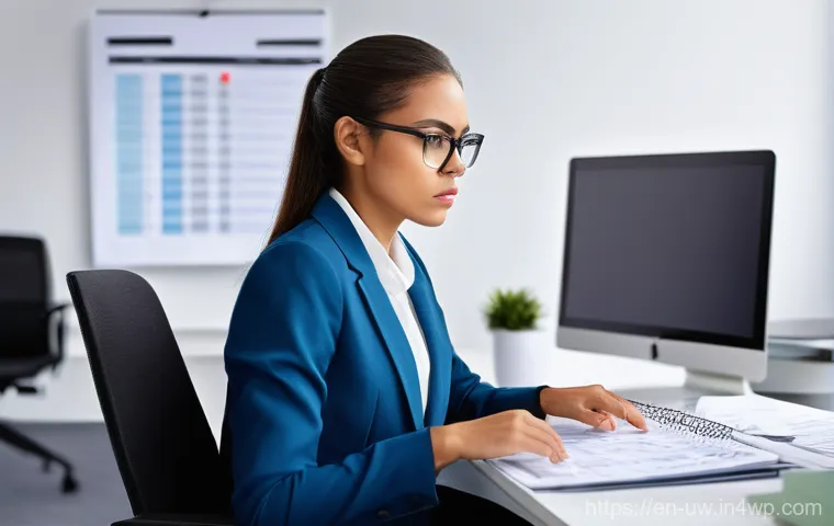 표현력을 높이는 자주 사용되는 관용구 - **Prompt 1: Bite the bullet**
    A determined young woman, dressed in professional business attire,...