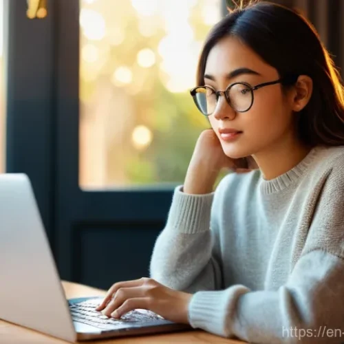 표현력 향상을 위한 창작 글쓰기 방법 - **Prompt:** "A young adult writer, female, late 20s, with a thoughtful yet inspired expression, sits...