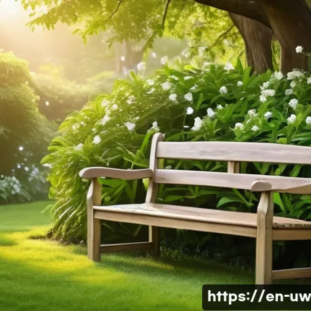 표현력 강화를 위한 시적 언어 사용법 - A serene garden scene at dawn, bathed in soft golden light, with blooming jasmine flowers releasing ...